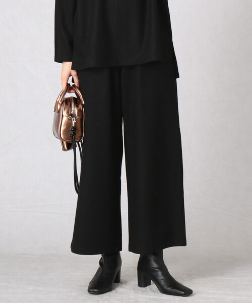 Comme　Ca　Mature（コムサマチュア）の「【セットアップ対応】ジャージーパンツ（その他パンツ・レディース・ブラック/ネイビー/ブラウン・FREE）」の6枚目の写真