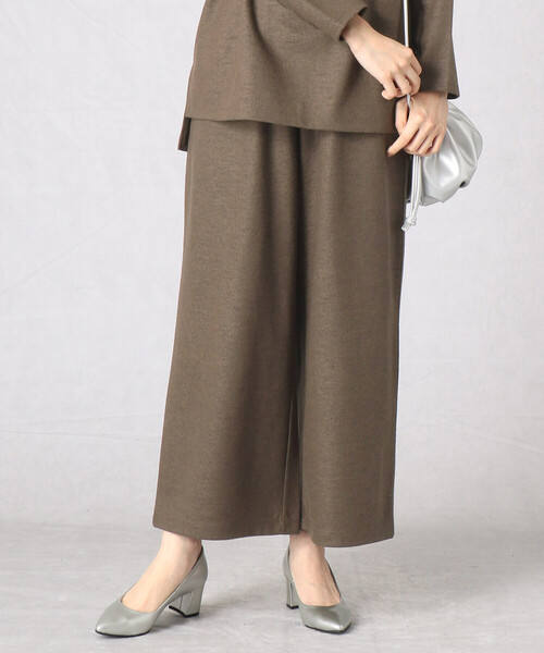 Comme　Ca　Mature（コムサマチュア）の「【セットアップ対応】ジャージーパンツ（その他パンツ・レディース・ブラック/ネイビー/ブラウン・FREE）」の10枚目の写真