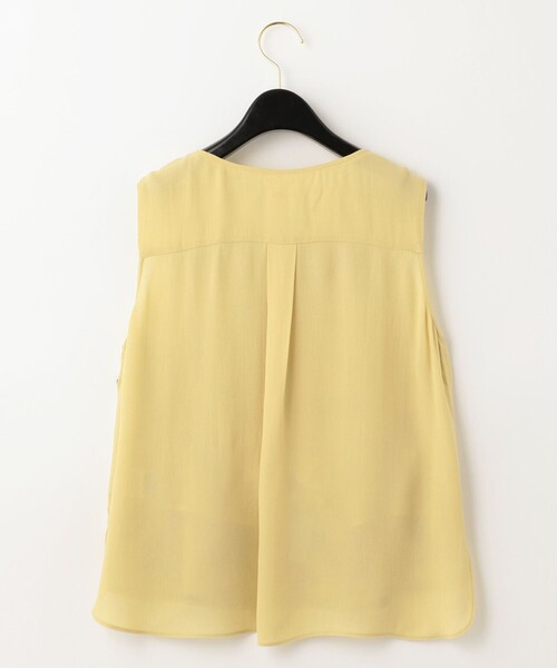 GRACE CLASS（グレースクラス）の「フラワー刺繍ノースリーブ（タンクトップ・レディース・イエロー/ラベンダー・36）」の11枚目の写真