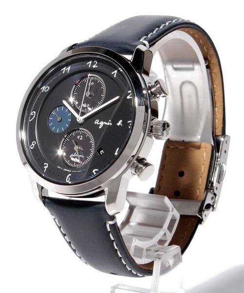 agnes b.（アニエスベー）の「LM02 WATCH FBRD972（アナログ腕時計・メンズ・ブルー系その他・UNI）」の3枚目の写真