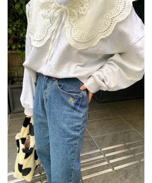 jumelle（ジュメロ）の「JMLテーパードデニム（デニムパンツ・レディース・ブルー/ブラック・SMALL/LARGE/MEDIUM）」の11枚目の写真