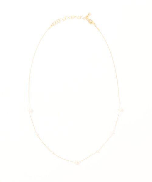 flower（フラワー）の「ドロップパールネックレス（ネックレス・レディース・ゴールド・FREE）」の6枚目の写真