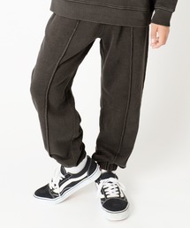 GLAZOS | [ワイドテーパード]裏毛・ピグメントパンツ【セットアップ対応】(スウェットパンツ)