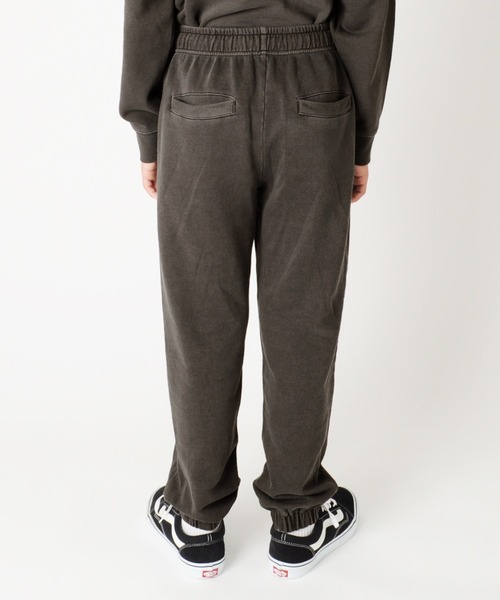 GLAZOS（グラソス）の「[ワイドテーパード]裏毛・ピグメントパンツ【セットアップ対応】（スウェットパンツ・キッズ・ブラック/ブルー/グリーン・160cm/170cm/130cm/140cm/150cm）」の10枚目の写真