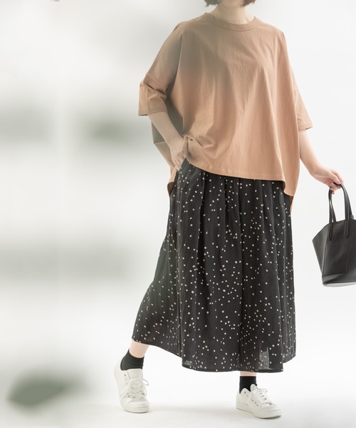 ノップドゥノッド（nop de nod）/ラミースクエアーポルカタックキュロットスカート nop de nod（ノップドゥノッド）の「ラミースクエアーポルカタック