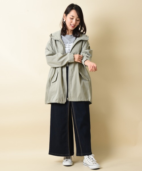 INTERPLANET(インタープラネット)の「リラックスマウンテンパーカーコート(マウンテンパーカー・レディース・ブラック/カーキ/モカ・FREE)」の11枚目の写真