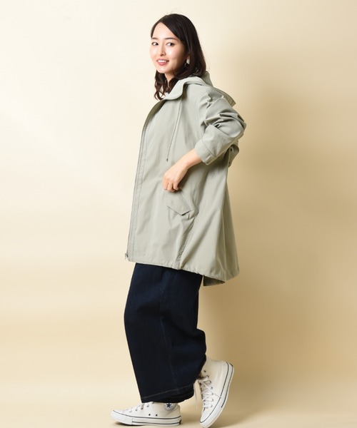 INTERPLANET(インタープラネット)の「リラックスマウンテンパーカーコート(マウンテンパーカー・レディース・ブラック/カーキ/モカ・FREE)」の20枚目の写真