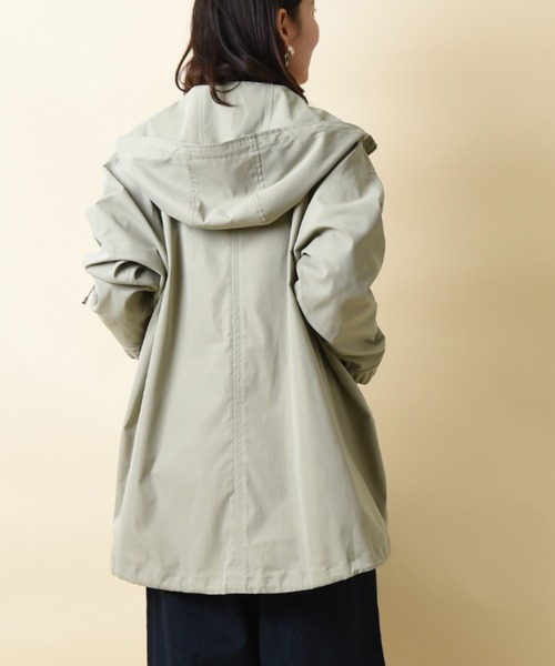 INTERPLANET(インタープラネット)の「リラックスマウンテンパーカーコート(マウンテンパーカー・レディース・ブラック/カーキ/モカ・FREE)」の14枚目の写真