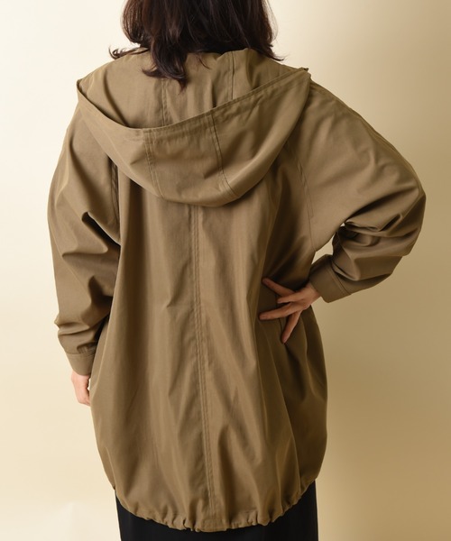 INTERPLANET(インタープラネット)の「リラックスマウンテンパーカーコート(マウンテンパーカー・レディース・ブラック/カーキ/モカ・FREE)」の18枚目の写真