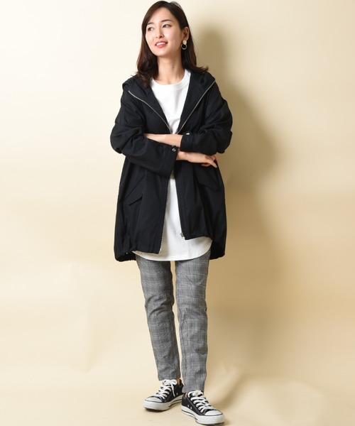 INTERPLANET(インタープラネット)の「リラックスマウンテンパーカーコート(マウンテンパーカー・レディース・ブラック/カーキ/モカ・FREE)」の16枚目の写真