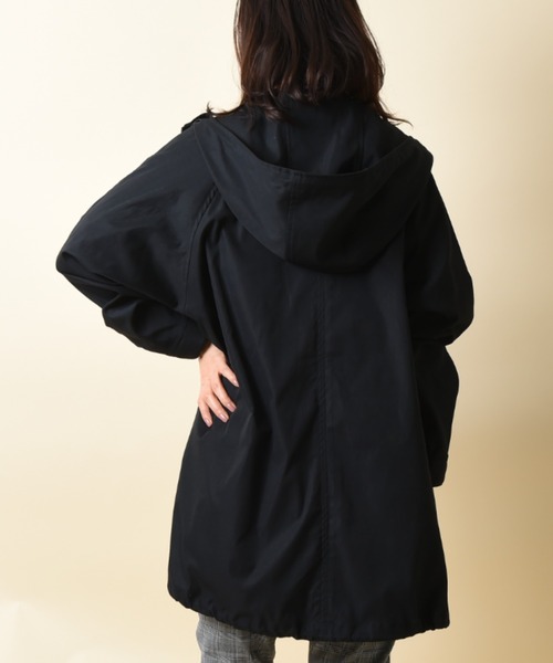 INTERPLANET(インタープラネット)の「リラックスマウンテンパーカーコート(マウンテンパーカー・レディース・ブラック/カーキ/モカ・FREE)」の19枚目の写真