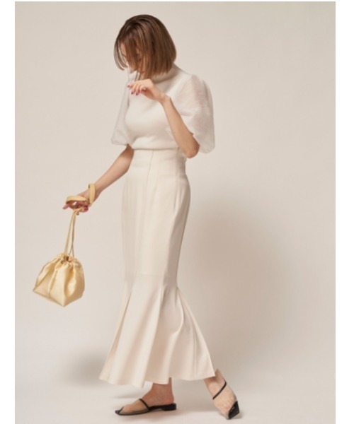 FRAY I.D（フレイアイディー）の「ドロストショルダー（ショルダーバッグ・レディース・アイボリー/モカ/イエロー・FREE）」の13枚目の写真