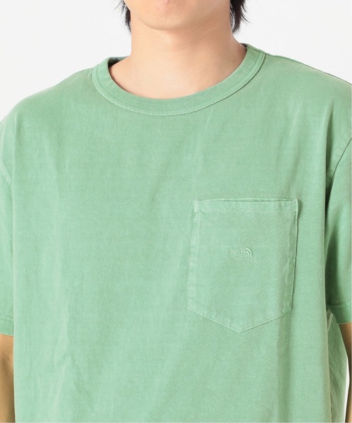 THE NORTH FACE PURPLE LABEL（ザ ノースフェイス パープルレーベル）の「【THE NORTH FACE PURPLE LABEL ×JS】別注 7オンス ポケットTシャツ（Tシャツ/カットソー・メンズ・ライトブルー/ライトグリーン/ナチュラル/スモークピンク/スミクロ・MEDIUM/LARGE/X-LARGE）」の21枚目の写真