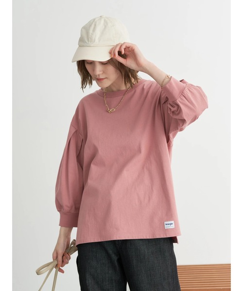 Wrangler（ラングラー）の「Wrangler パフスリーブプルオーバー*（Tシャツ/カットソー・レディース・オフホワイト/ピンク系その他2・FREE）」の9枚目の写真