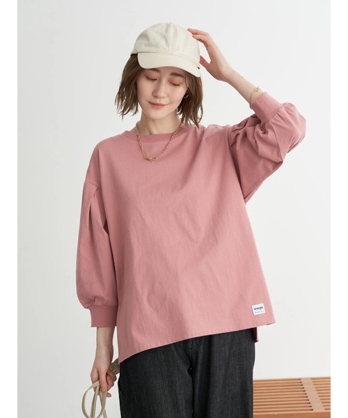 Wrangler（ラングラー）の「Wrangler パフスリーブプルオーバー*（Tシャツ/カットソー・レディース・オフホワイト/ピンク系その他2・FREE）」の10枚目の写真