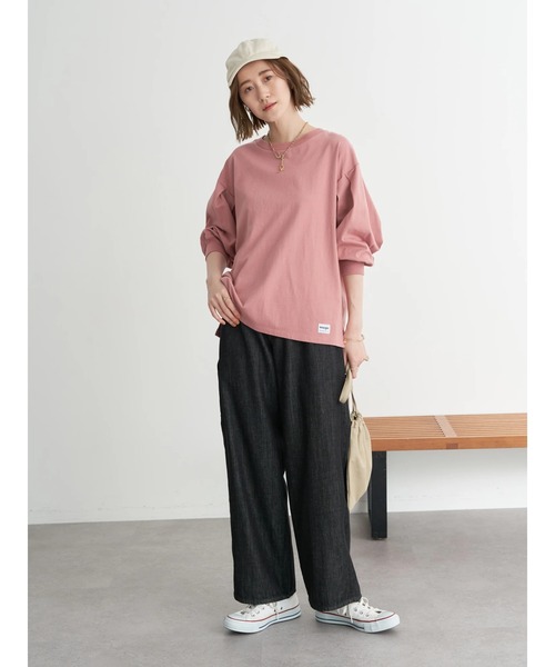 Wrangler（ラングラー）の「Wrangler パフスリーブプルオーバー*（Tシャツ/カットソー・レディース・オフホワイト/ピンク系その他2・FREE）」の12枚目の写真