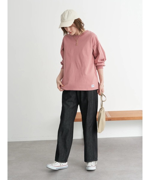 Wrangler（ラングラー）の「Wrangler パフスリーブプルオーバー*（Tシャツ/カットソー・レディース・オフホワイト/ピンク系その他2・FREE）」の13枚目の写真