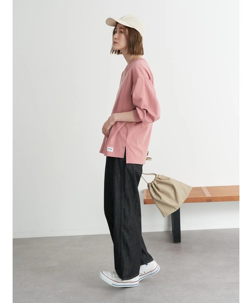 Wrangler（ラングラー）の「Wrangler パフスリーブプルオーバー*（Tシャツ/カットソー・レディース・オフホワイト/ピンク系その他2・FREE）」の14枚目の写真