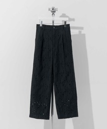 MAISON SPECIAL | 《ユニセックスアイテム》リーフレース1タックワイドパンツ【MAISON SPECIAL/メゾンスペシャル】(その他パンツ)