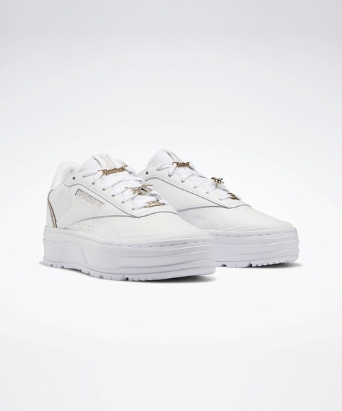 Reebok（リーボック）の「クラブシー / Club C Double Geo（スニーカー・レディース・アイボリー/ホワイト×ホワイト・22.5cm/23.5cm/24.5cm/25.5cm/23.0cm/24.0cm/25.0cm/26.0cm/22.0cm）」の14枚目の写真