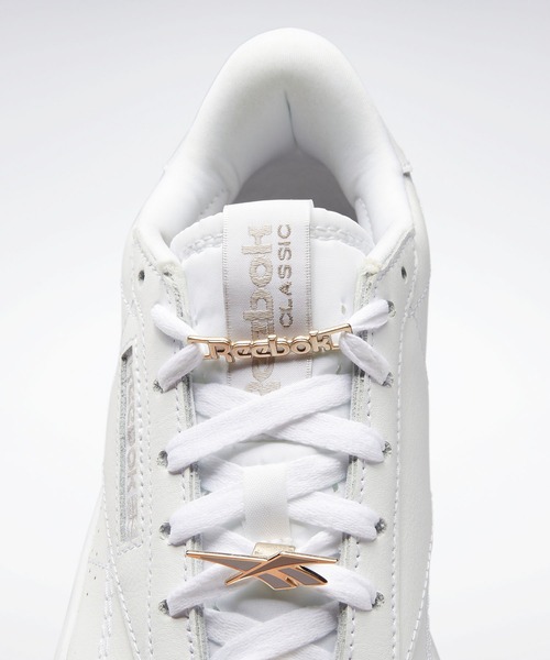 Reebok（リーボック）の「クラブシー / Club C Double Geo（スニーカー・レディース・アイボリー/ホワイト×ホワイト・22.5cm/23.5cm/24.5cm/25.5cm/23.0cm/24.0cm/25.0cm/26.0cm/22.0cm）」の16枚目の写真