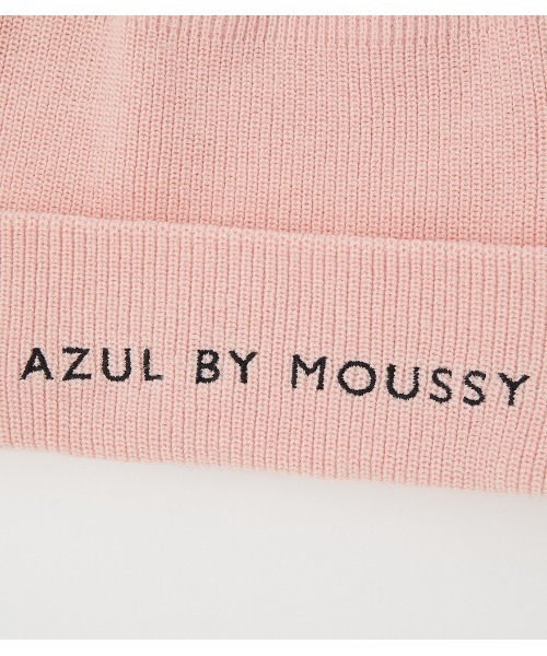 AZUL by moussy（アズールバイマウジー）の「AZULBYMOUSSY LOGO KNIT CAP/AZULBYMOUSSYロゴニットキャップ（ニットキャップ/ビーニー・メンズ・ライトブルー/ブラック/ライトピンク・FREE）」の17枚目の写真