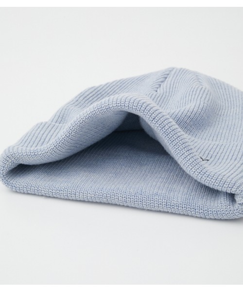 AZUL by moussy（アズールバイマウジー）の「AZULBYMOUSSY LOGO KNIT CAP/AZULBYMOUSSYロゴニットキャップ（ニットキャップ/ビーニー・メンズ・ライトブルー/ブラック/ライトピンク・FREE）」の15枚目の写真