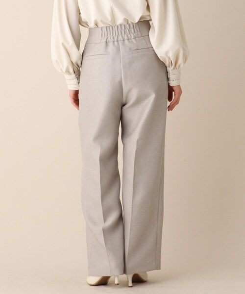 OPAQUE.CLIP（オペークドットクリップ）の「◆ミックスストレートデザインパンツ（その他パンツ・レディース・ライトグレー系3/ブルー系3・38）」の4枚目の写真