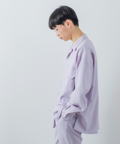 improves（インプローブス）の「ストレッチ CPOシャツジャケット＆テーパードパンツ セットアップ（セットアップ・メンズ・ブルーグレー/ラベンダー/クリーム/ブラック/グリーン・LARGE/MEDIUM）」の21枚目の写真