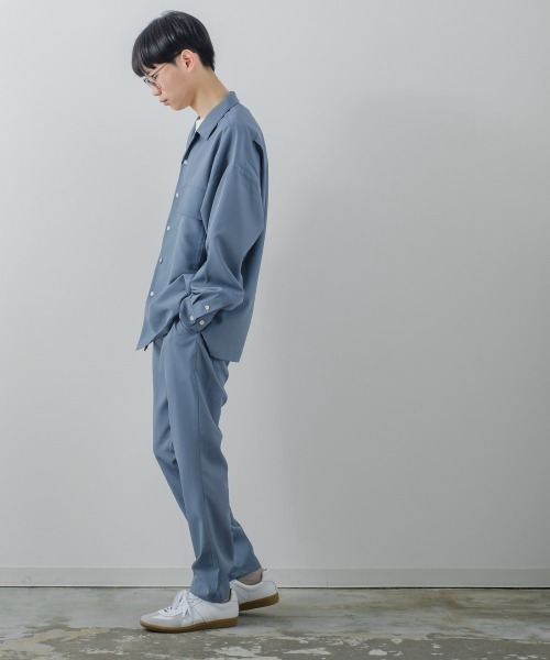 improves（インプローブス）の「ストレッチ CPOシャツジャケット＆テーパードパンツ セットアップ（セットアップ・メンズ・ブルーグレー/ラベンダー/クリーム/ブラック/グリーン・LARGE/MEDIUM）」の19枚目の写真