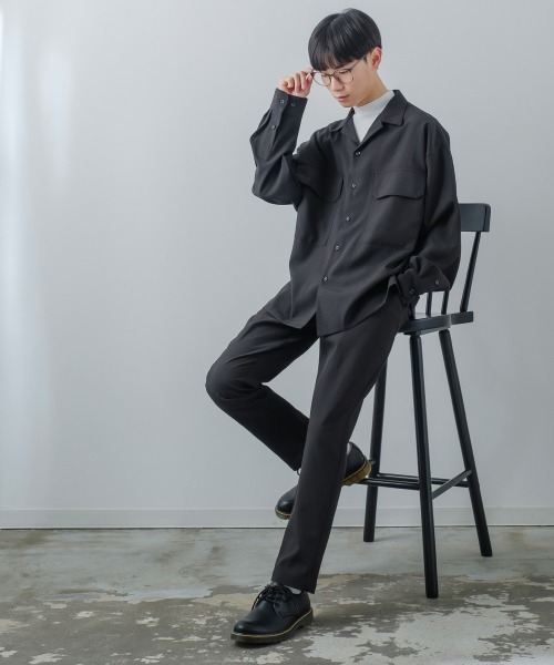 improves（インプローブス）の「ストレッチ CPOシャツジャケット＆テーパードパンツ セットアップ（セットアップ・メンズ・ブルーグレー/ラベンダー/クリーム/ブラック/グリーン・LARGE/MEDIUM）」の18枚目の写真