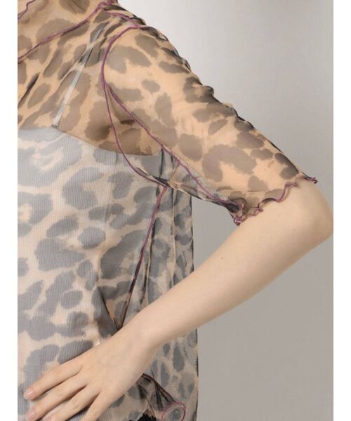 jouetie（ジュエティ）の「ハーフスリーブメローシアートップス（Tシャツ/カットソー・レディース・ブラック/オレンジ/その他1/その他2/クリア/グリーン/パープル/ブラウン・MEDIUM）」の22枚目の写真