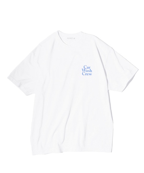 ROOPTOKYO(ループトウキョウ)の「Crazy Car Wash Crew/クレイジーカーウォッシュクルー CAR WASH CREW T-SHIRITS 半袖 オーバーサイズ ロゴTシャツ(Tシャツ/カットソー・メンズ・グリーン/アッシュグレー/ホワイト・M/XL/L)」の4枚目の写真