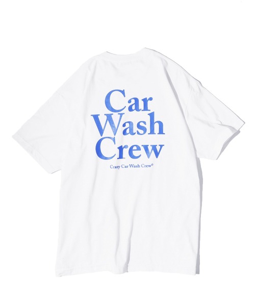 ROOPTOKYO(ループトウキョウ)の「Crazy Car Wash Crew/クレイジーカーウォッシュクルー CAR WASH CREW T-SHIRITS 半袖 オーバーサイズ ロゴTシャツ(Tシャツ/カットソー・メンズ・グリーン/アッシュグレー/ホワイト・M/XL/L)」の6枚目の写真