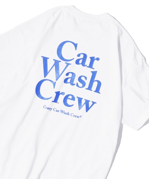 ROOPTOKYO(ループトウキョウ)の「Crazy Car Wash Crew/クレイジーカーウォッシュクルー CAR WASH CREW T-SHIRITS 半袖 オーバーサイズ ロゴTシャツ(Tシャツ/カットソー・メンズ・グリーン/アッシュグレー/ホワイト・M/XL/L)」の7枚目の写真