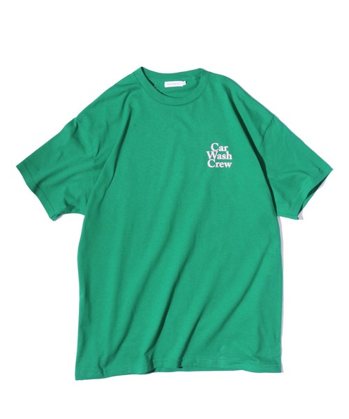ROOPTOKYO(ループトウキョウ)の「Crazy Car Wash Crew/クレイジーカーウォッシュクルー CAR WASH CREW T-SHIRITS 半袖 オーバーサイズ ロゴTシャツ(Tシャツ/カットソー・メンズ・グリーン/アッシュグレー/ホワイト・M/XL/L)」の11枚目の写真