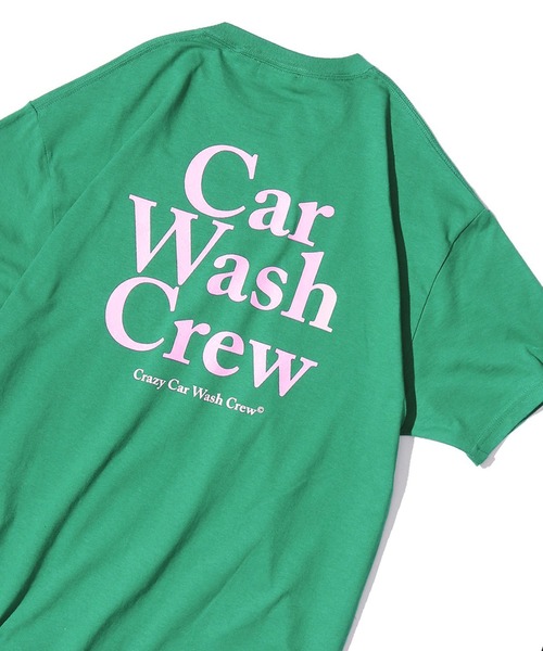 ROOPTOKYO(ループトウキョウ)の「Crazy Car Wash Crew/クレイジーカーウォッシュクルー CAR WASH CREW T-SHIRITS 半袖 オーバーサイズ ロゴTシャツ(Tシャツ/カットソー・メンズ・グリーン/アッシュグレー/ホワイト・M/XL/L)」の14枚目の写真