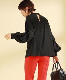 Ray BEAMS | Ray BEAMS / タック プリーツ スリーブ ブラウス(シャツ/ブラウス)