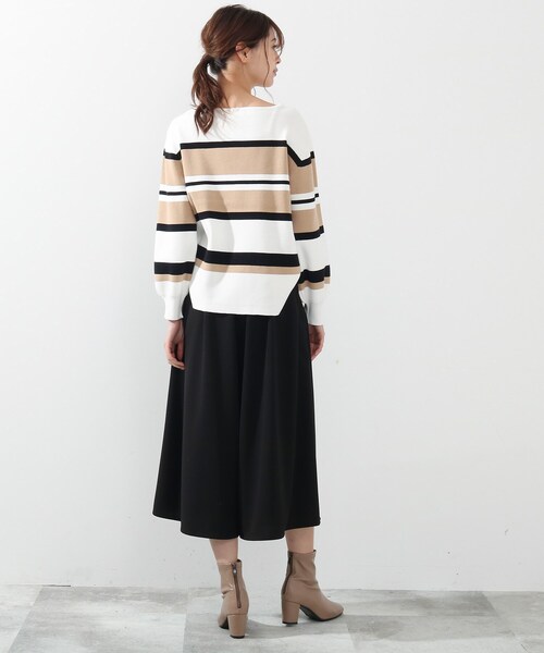 DRESKIP（ドレスキップ）の「◆合皮紐ベルト付きスカ－チョ（その他パンツ・レディース・ブラック/カーキ/ナチュラル・02/03/04）」の15枚目の写真