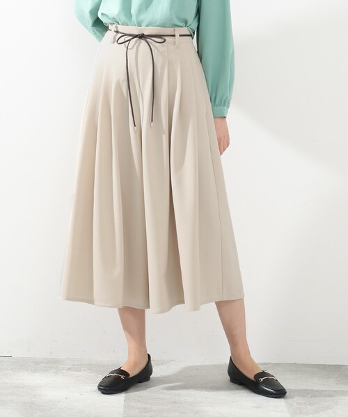 DRESKIP（ドレスキップ）の「◆合皮紐ベルト付きスカ－チョ（その他パンツ・レディース・ブラック/カーキ/ナチュラル・02/03/04）」の17枚目の写真