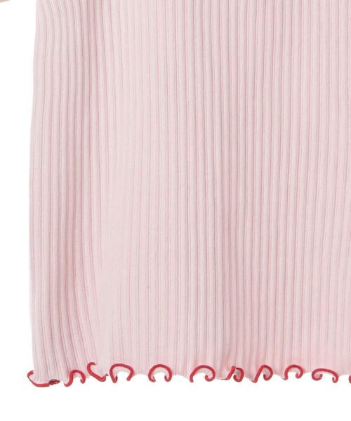 Candy Stripper（キャンディストリッパー）の「SELF LOVE POLO トップス（ポロシャツ・レディース・アイボリー/ブラック/ライトブルー/ピンク・2）」の21枚目の写真