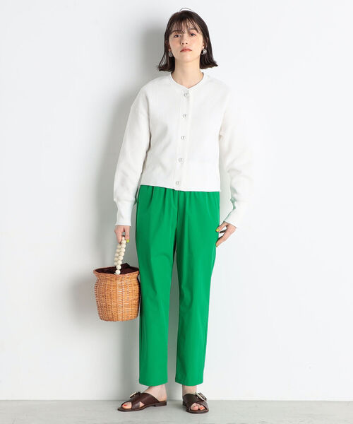 COTTO（コトゥー）の「【COTTO/コット】ビーズハンドルラタンバスケット（かごバッグ・レディース・ブラウン・FREE）」の11枚目の写真