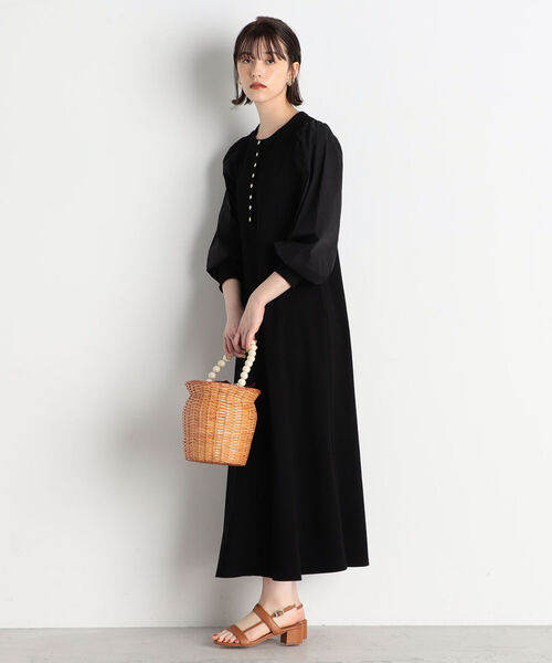 COTTO（コトゥー）の「【COTTO/コット】ビーズハンドルラタンバスケット（かごバッグ・レディース・ブラウン・FREE）」の12枚目の写真