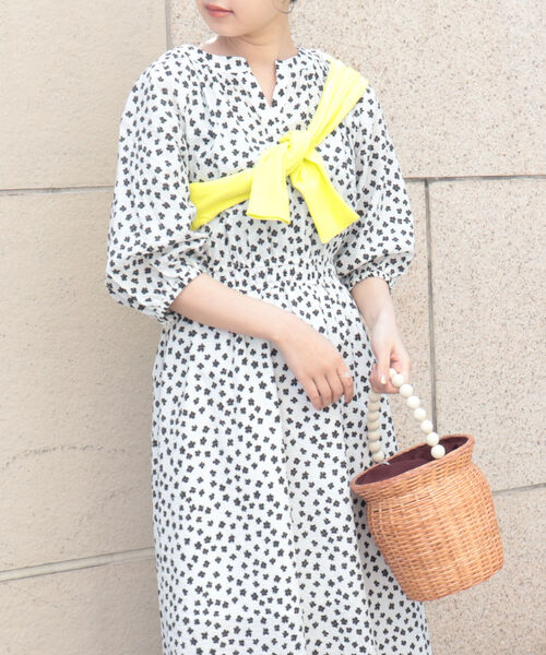 COTTO（コトゥー）の「【COTTO/コット】ビーズハンドルラタンバスケット（かごバッグ・レディース・ブラウン・FREE）」の20枚目の写真