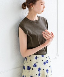 IENA | コットン麻ノースリーブプルオーバー(ニット/セーター)