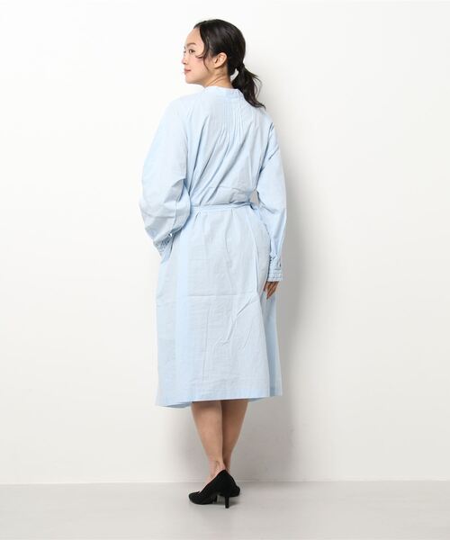 MOUSSY(マウジー)の「SURGICAL SHIRT ドレス(シャツワンピース・レディース・カーキ/オフホワイト/ライトブルー・FREE)」の21枚目の写真