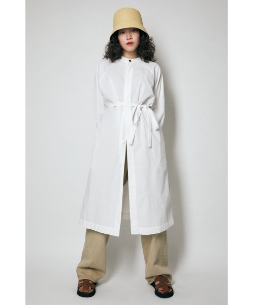 MOUSSY(マウジー)の「SURGICAL SHIRT ドレス(シャツワンピース・レディース・カーキ/オフホワイト/ライトブルー・FREE)」の5枚目の写真
