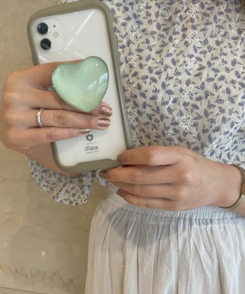 flower（フラワー）の「ジェムハートグリップ（スマホグッズ・レディース・ピンク/グリーン・FREE）」の13枚目の写真