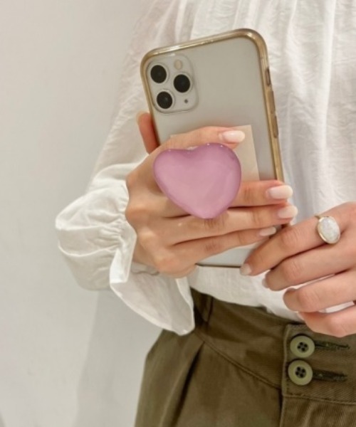 flower（フラワー）の「ジェムハートグリップ（スマホグッズ・レディース・ピンク/グリーン・FREE）」の14枚目の写真