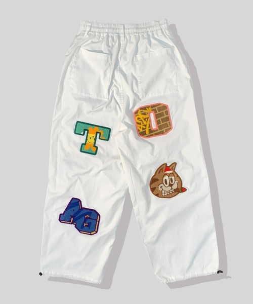 A'gem（エージェム）の「『A'gem/エージェム』OVER BACK PATCH PT/刺繍アジャスターパンツ（その他パンツ・メンズ・ホワイト/ブラック/ライトパープル・FREE）」の12枚目の写真